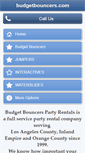 Mobile Screenshot of budgetbouncers.com